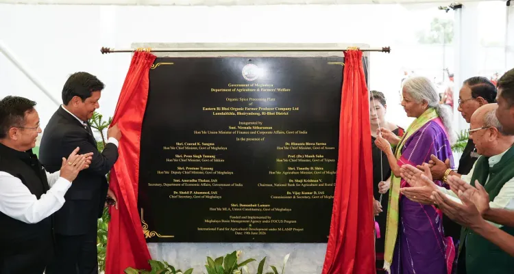 CM Conrad Sangma Inaugurates NE India's Largest Organic Spice Plant