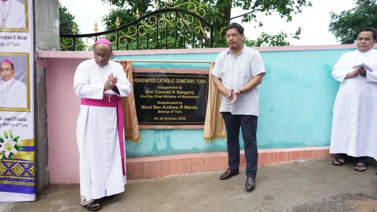 CM Conrad Sangma Inaugurates Renovated Tura Cemetery