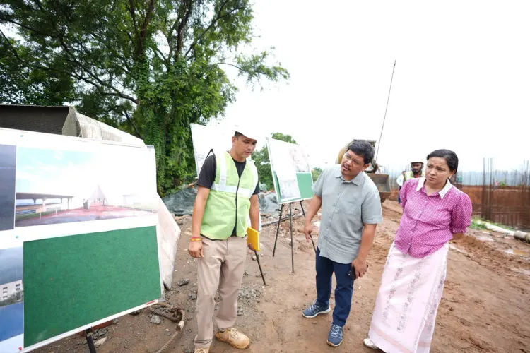 CM Conrad Sangma Inspects Additional Secretariat Work in Tura