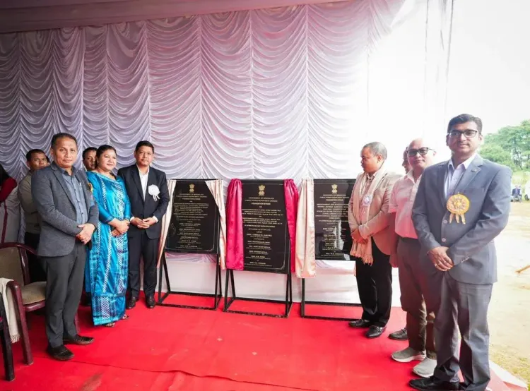 CM Conrad Sangma lays foundation for ₹412 Cr road projects in East Jaintia Hills