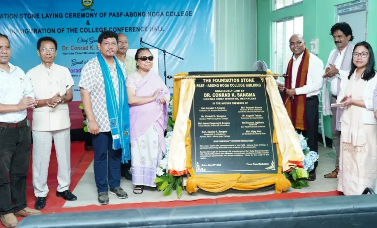 CM Conrad Sangma lays foundation stone for PASF-Abong Noga College in Tura