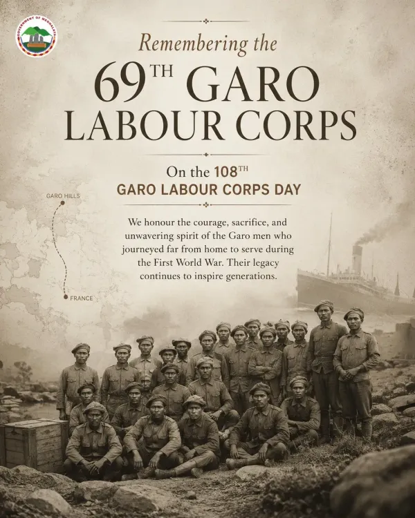 CM Conrad Sangma Marks 108th Garo Labour Corps Day