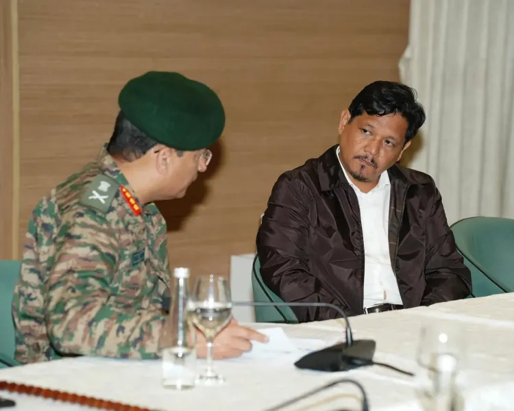 CM Conrad Sangma meets Army's 101 Area chief on Agniveer, Sainik School