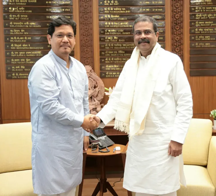 CM Conrad Sangma meets Education Minister on Meghalaya school, university needs