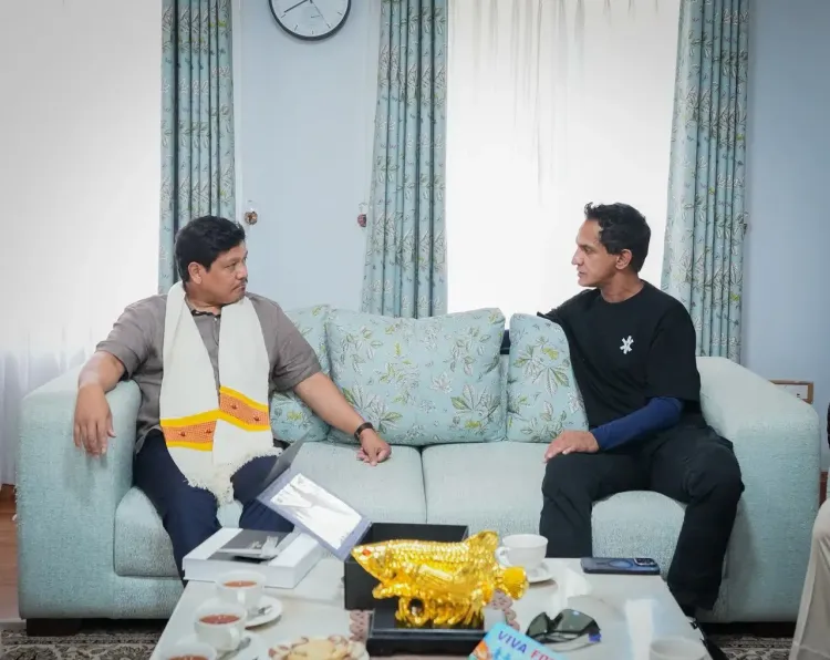 CM Conrad Sangma meets Minerva Football Academy chief in Shillong