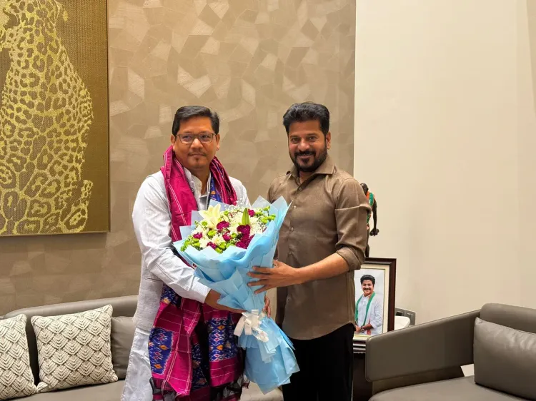 CM Conrad Sangma meets Telangana CM Revanth Reddy