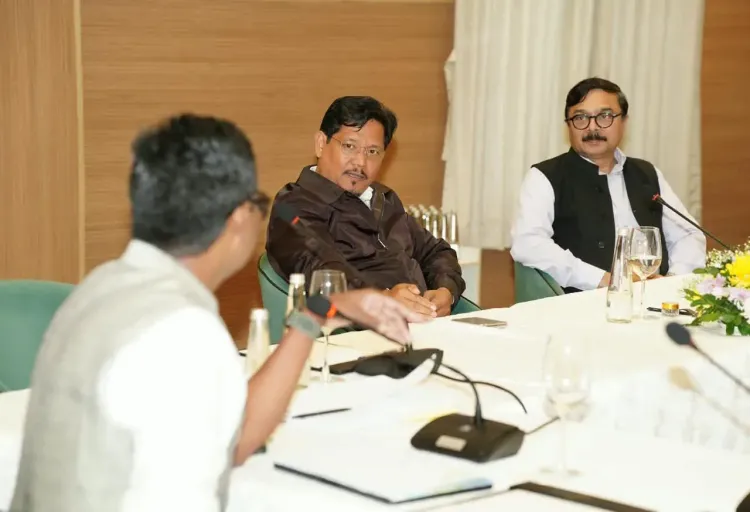 CM Conrad Sangma Reviews Ïewduh Market Redevelopment