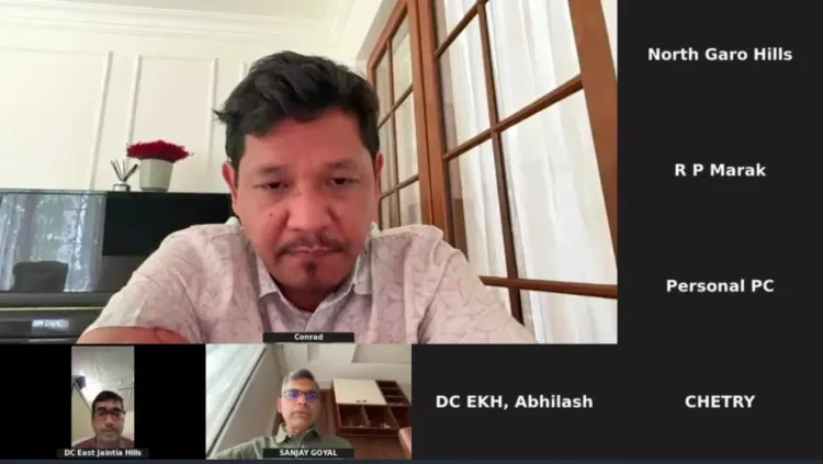 CM Conrad Sangma Reviews Monsoon Crisis in Meghalaya