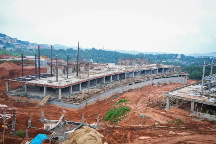 CM Conrad Sangma Reviews Unity Mall Progress in New Shillong