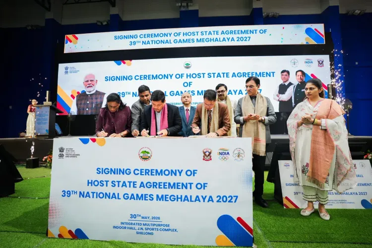 CM Conrad Sangma Signs Host State Pact for 39th National Games 2027