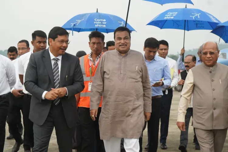 CM Conrad Sangma Welcomes Gadkari to Shillong for NE Infrastructure Summit