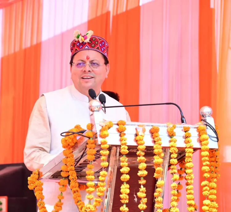 CM Dhami Announces Roads, Bridges at Jaunsar Bawar Festival