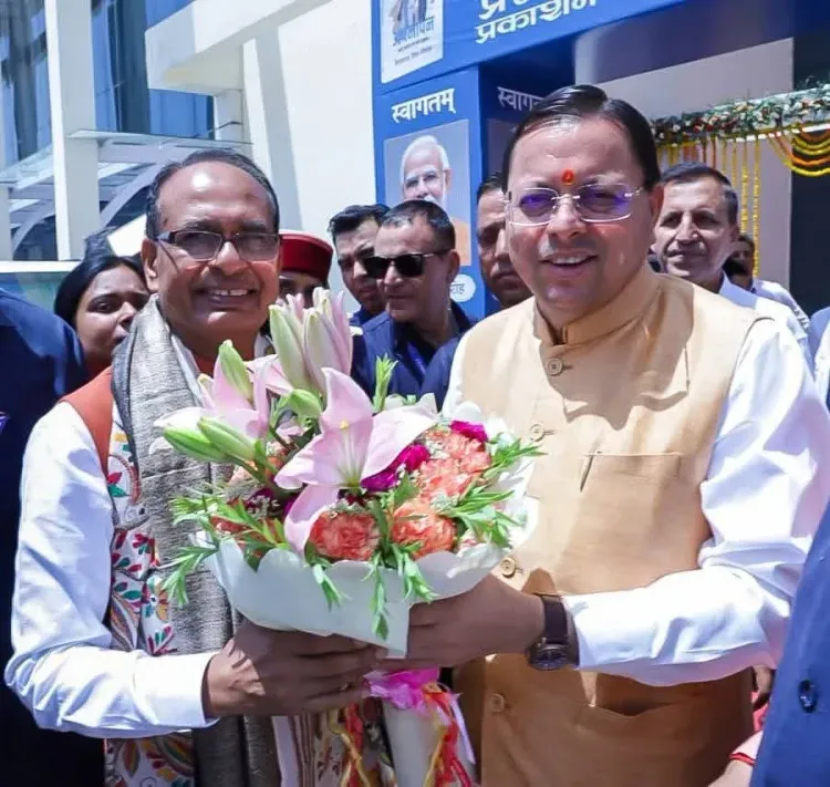 CM Dhami attends launch of Shivraj Chouhan's book on PM Modi