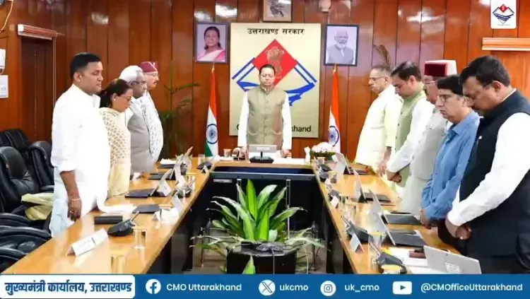 CM Dhami Cabinet Condoles Deaths of BC Khanduri, Jaspal Rana
