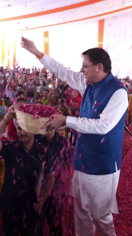 CM Dhami Cites Five Years of Governance as Proof of Public Trust