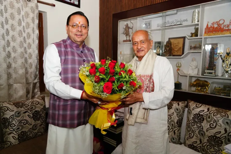 CM Dhami Congratulates Koshyari on Padma Bhushan Award