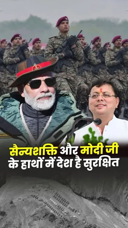 CM Dhami credits PM Modi for stronger military morale