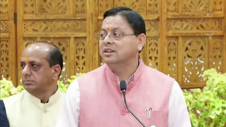 CM Dhami Fires Back at Rahul Gandhi Over Uttarakhand Jobs Claims
