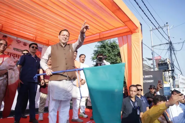 CM Dhami flags off 'Run for Nasha Mukti' in Uttarakhand