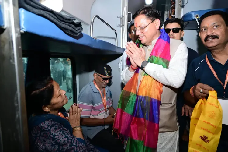 CM Dhami flags off special pilgrim train to Somnath from Dehradun