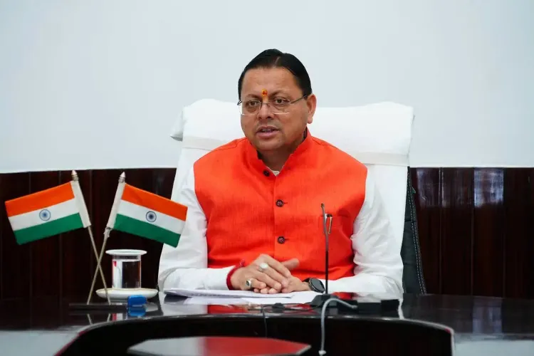 CM Dhami Flags Off Youth on Haryana Seva Yatra