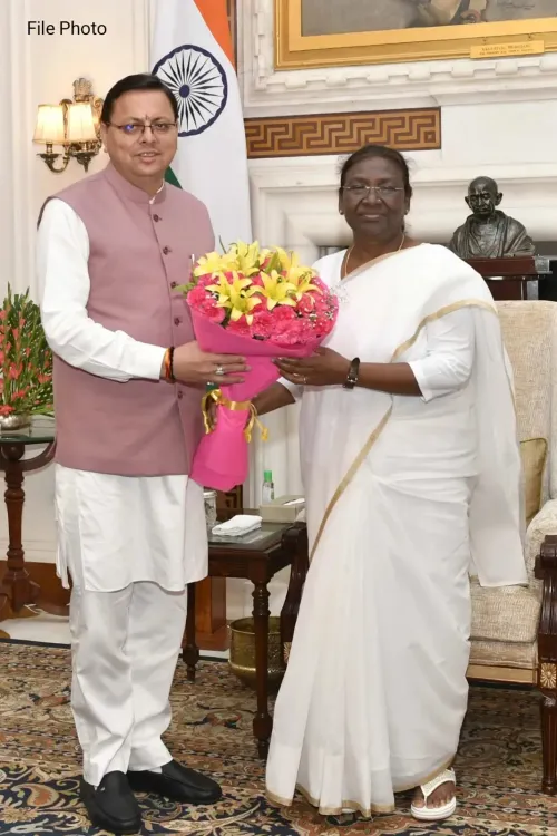 CM Dhami Greets President Murmu on Her Birthday