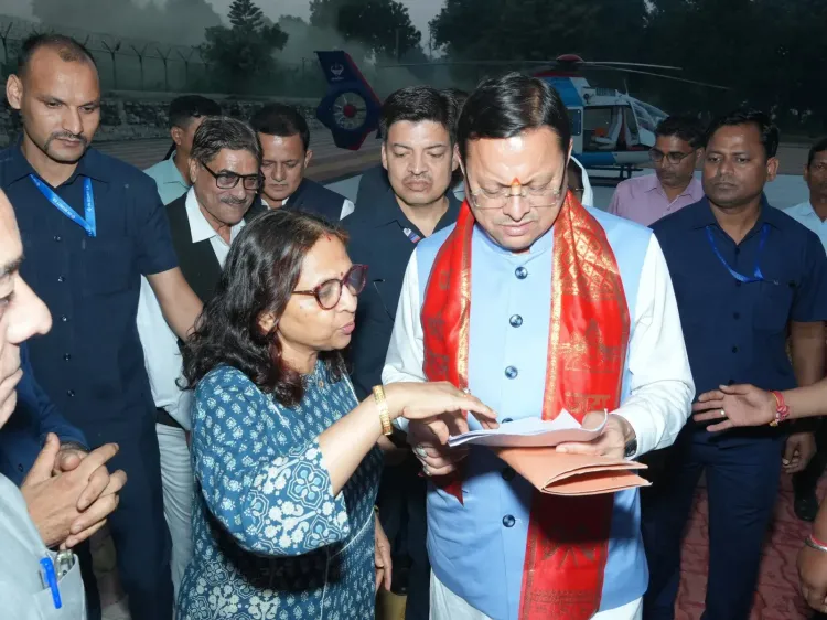 CM Dhami Holds Grievance Meet at Khatima Camp Office