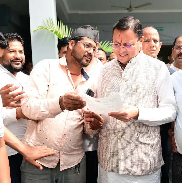 CM Dhami Holds Grievance Meet in Haldwani, Orders Quick Fix