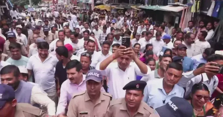 CM Dhami Holds Live Roadshow in Gopeshwar, Chamoli