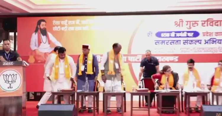 CM Dhami holds state workshop on Guru Ravidas 650th Jayanti