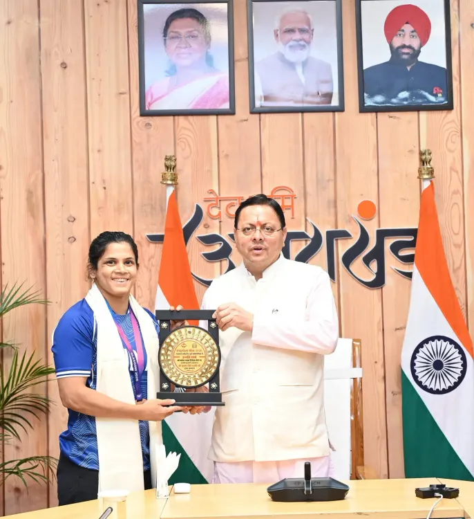 CM Dhami Honours Uttarakhand's CWG 2026 Stars