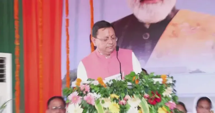 CM Dhami Inaugurates Gadarpur Bus Station, Lays Road Foundations in Udham Singh Nagar