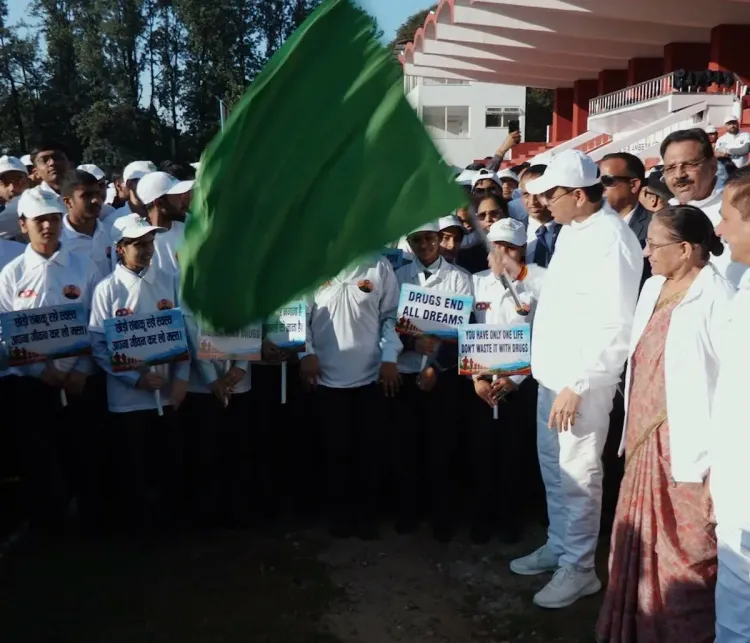 CM Dhami joins Walkathon for Drug-Free Uttarakhand in Dehradun