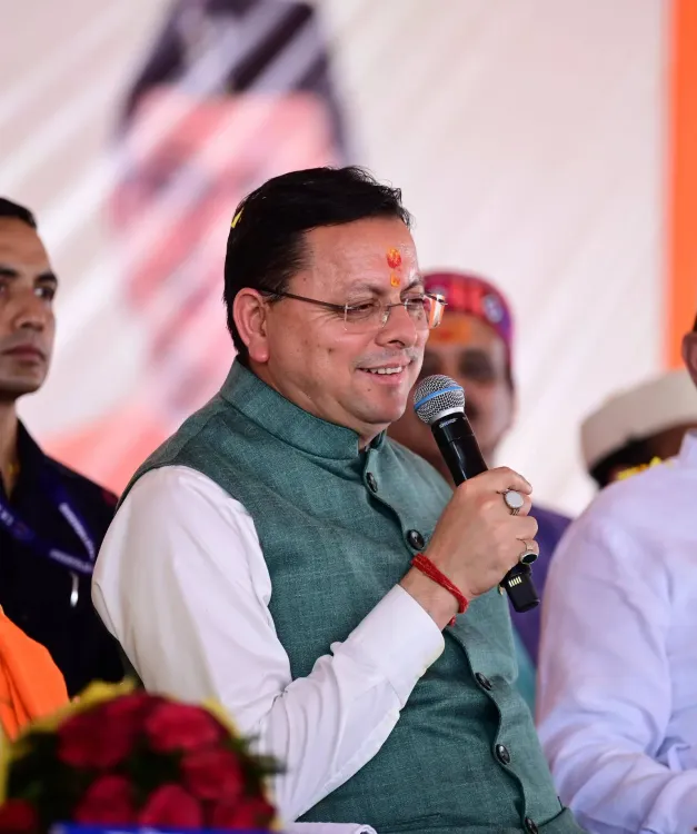 CM Dhami Launches 63 Projects Worth ₹155 Cr in Chamoli