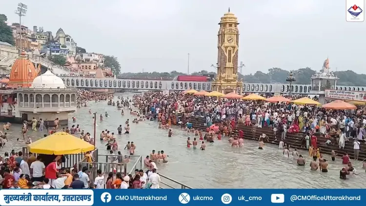 CM Dhami launches cleanliness drive at Har Ki Pauri, Haridwar