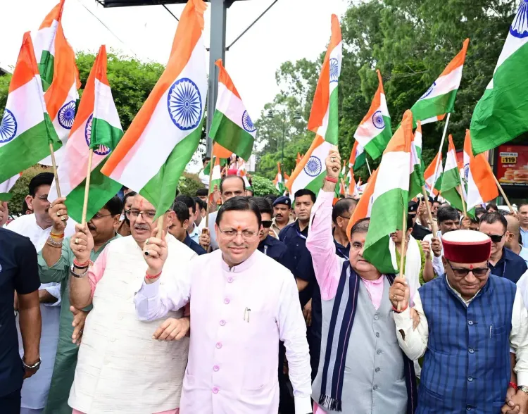 CM Dhami launches Har Ghar Tiranga Yatra in Uttarakhand