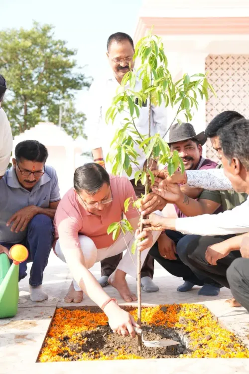 CM Dhami Leads Cleanliness Drive at Purnagiri Temple on Modi's 12-Year Mark