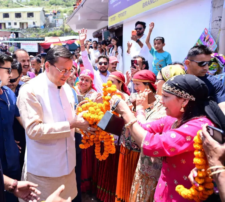 CM Dhami Makes Development Pledges at Jaunsar Bawar Festival
