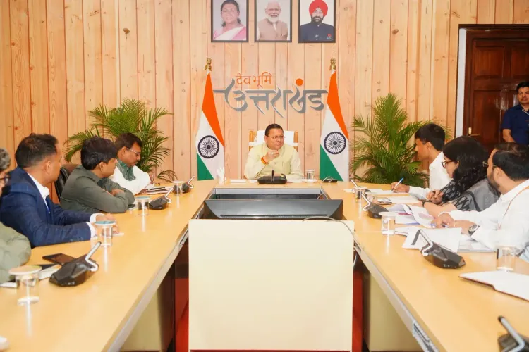 CM Dhami Meets NITI Aayog Team, Flags Floating Population Gap