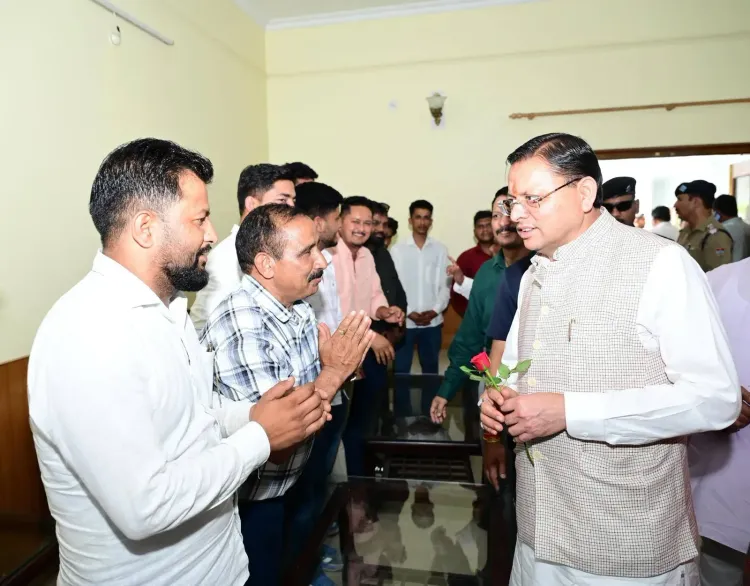 CM Dhami Meets Public Representatives in Haldwani