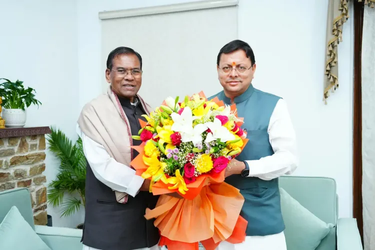 CM Dhami Meets SC/ST Panel Chief Kulaste in Dehradun
