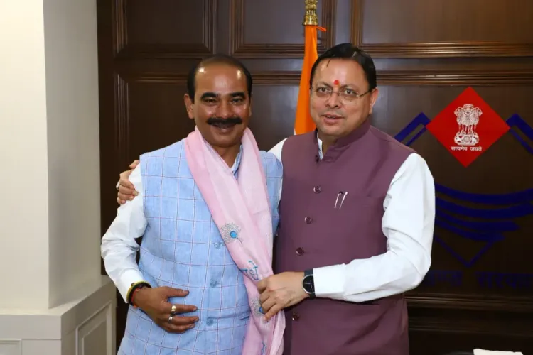 CM Dhami meets Union Minister Ajay Tamta on Uttarakhand development