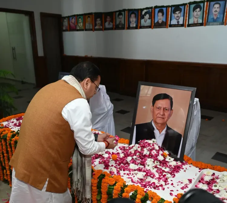 CM Dhami mourns former minister Heera Singh Bisht at Gairsain