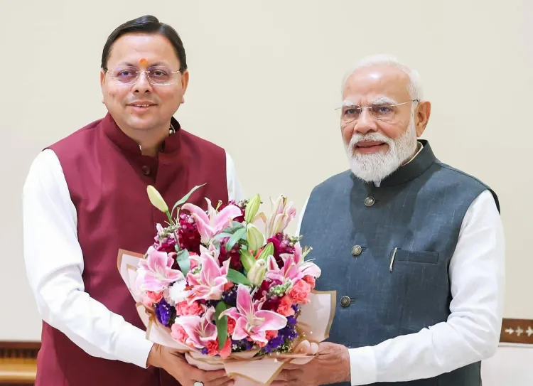 मुख्यमंत्री धामी ने पीएम मोदी से की मुलाकात, उत्तराखंड की विकास योजनाओं पर चर्चा