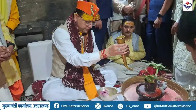 CM Dhami Opens Shravani Mela at Jageshwar Dham, Plants Saplings on Harela