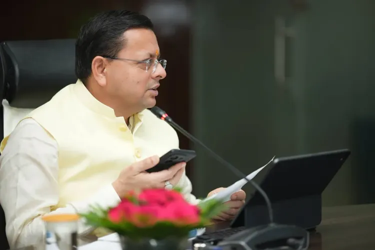CM Dhami orders show-cause notices for zero-action officials on Helpline 1905