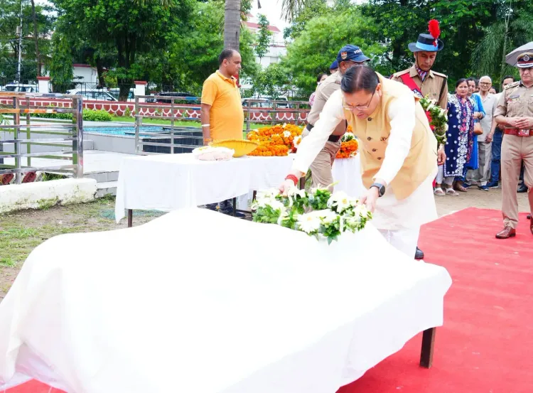CM Dhami pays tribute to late Uttarakhand Police Inspector Manral