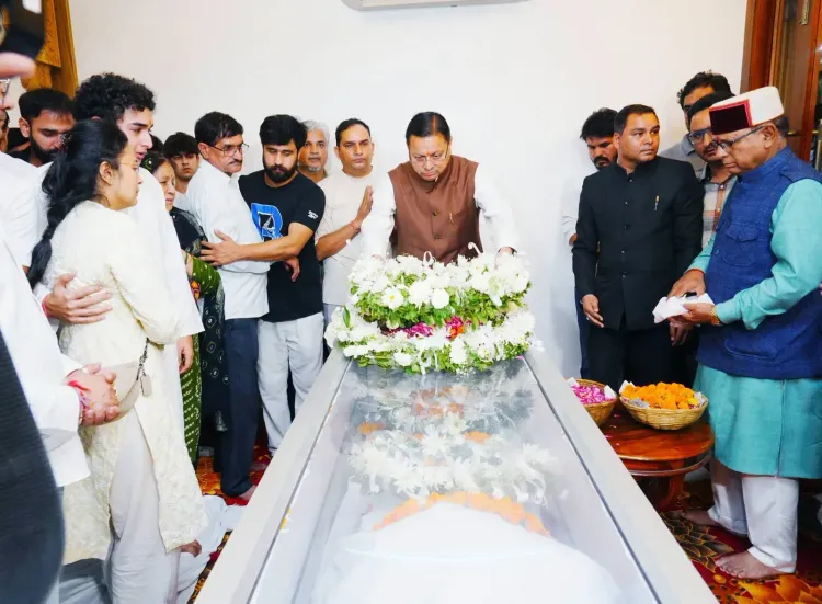CM Dhami pays tribute to Padma Shri shooter Jaspal Rana