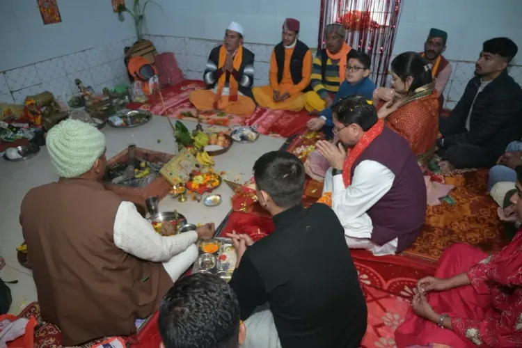 CM Dhami Returns to Ancestral Village Hadkhola in Pithoragarh