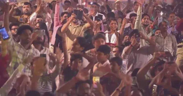 CM Dhami shares live stream of PM Modi at Delhi Vijayadashami
